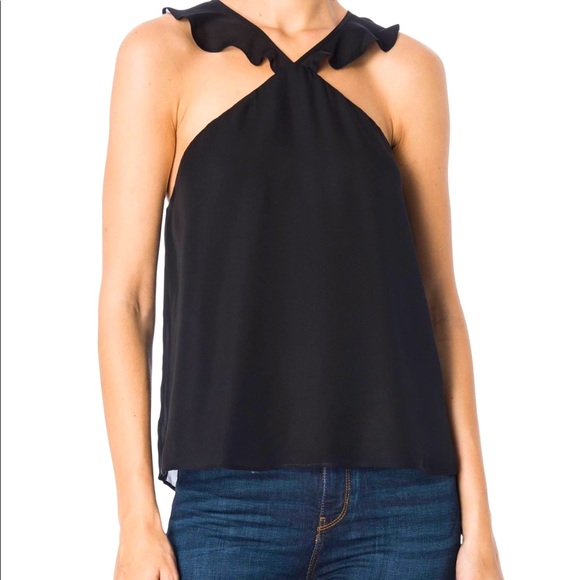 Cami NYC Tops - Flutter Halter Top